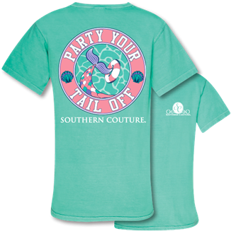 Party Your Tail Off - T-shirt (350x391), Png Download