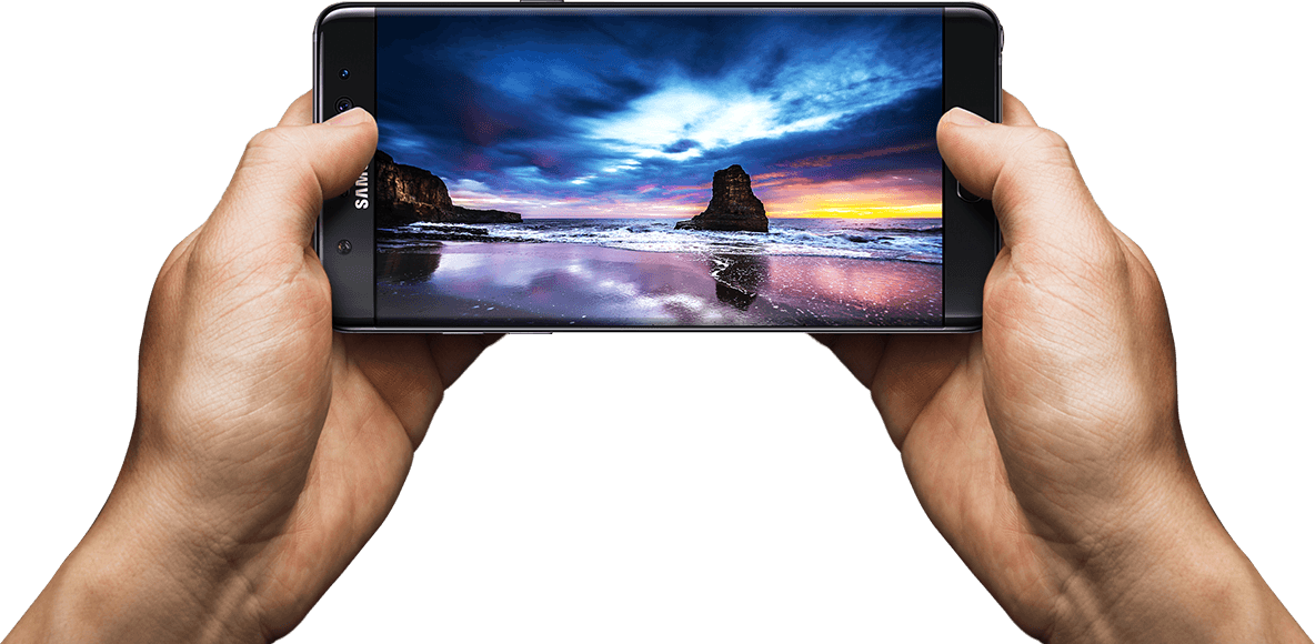Entertainment - Smart Phone In Hand Png (1184x580), Png Download