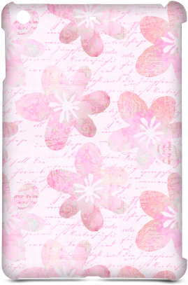 Watercolor Flower Pattern Hard Case For Ipad Mini - Iphone (500x500), Png Download