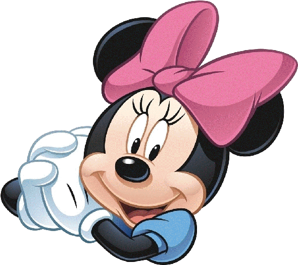 Minniemouse Clipart 2 - Printed Minnie Mouse Set Of Temporary Tattoos (600x600), Png Download