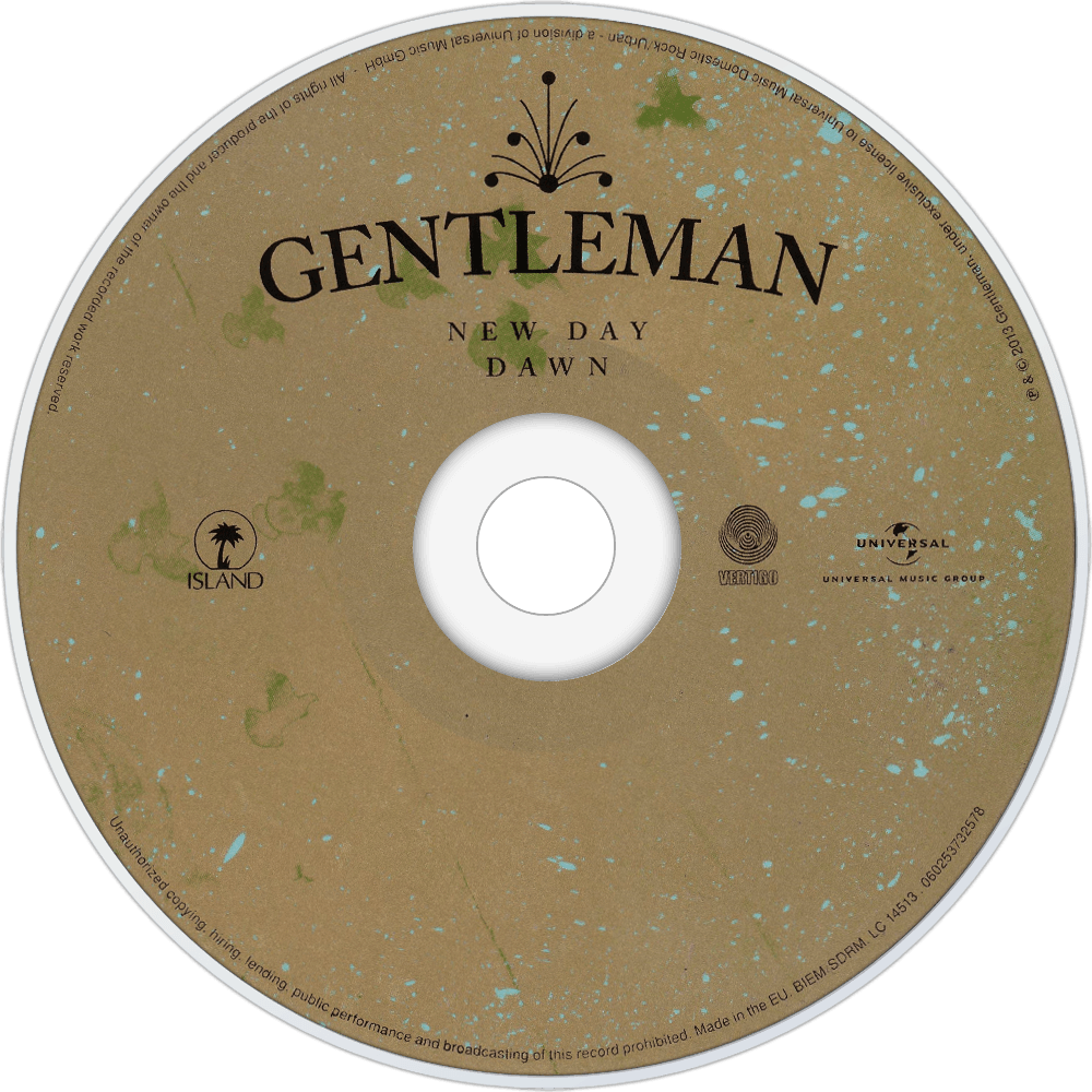 Gentleman New Day Dawn Cd Disc Image - Cd (1000x1000), Png Download