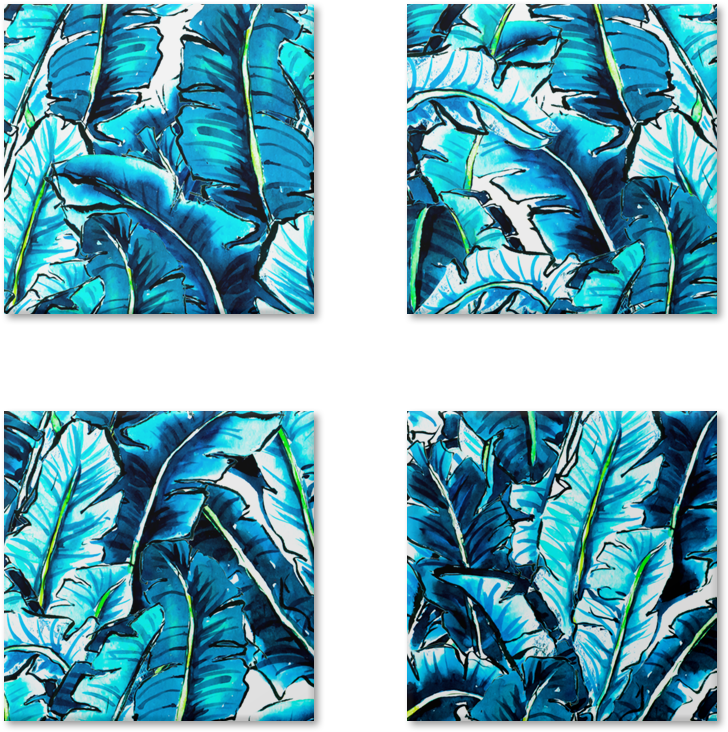 Magneto Watercolor Banana Palm Leaf De Marta Barragán - Handbag (800x800), Png Download