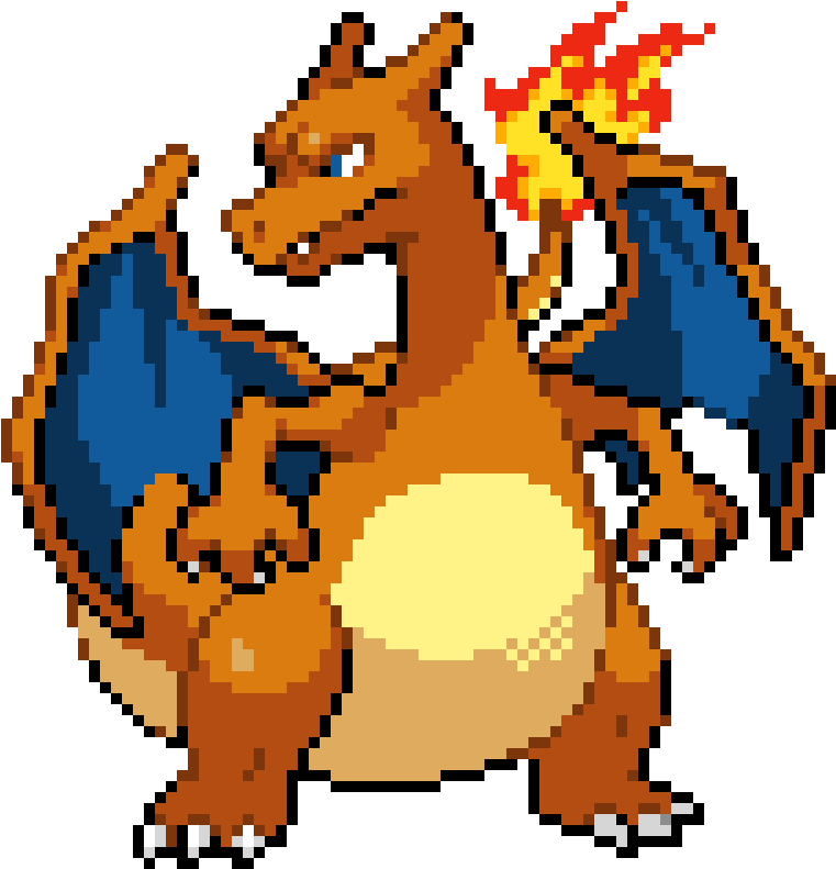 Charizard - Charizard Pixel (1360x840), Png Download