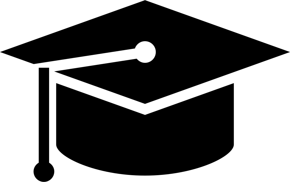 Graduation Hat - - Toga Icon Png (980x614), Png Download