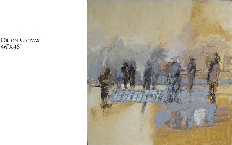 Loss Of Gravity - Painting (900x550), Png Download