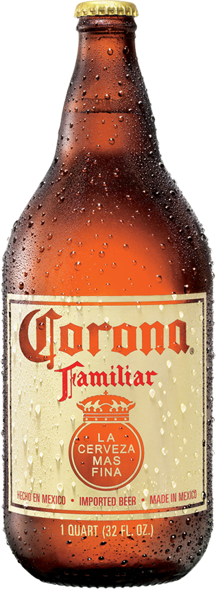 Corona Familiar - ‹ - Corona Beer - 32 Fl Oz Bottle (315x859), Png Download
