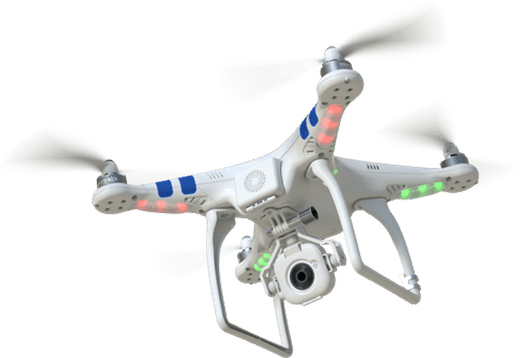 Electronics - Drones - Dji Phantom Drone Png (525x358), Png Download