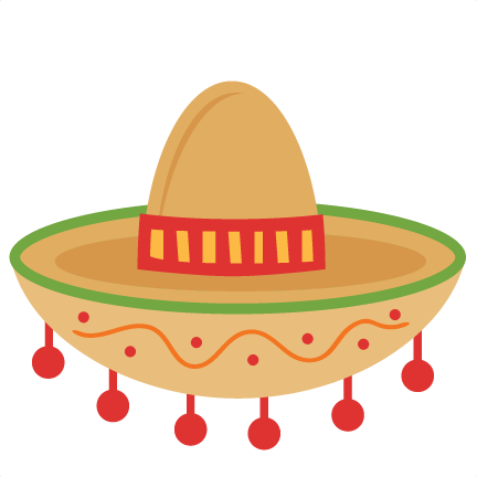 Vector Library Stock Scrapbook Cut File Cute Files - Cute Sombrero Clip Art (432x432), Png Download