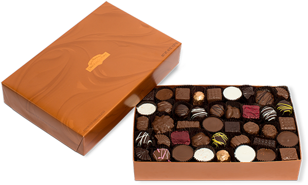 Grand Chocolate Assortment Gift Box 48 Oz - Chocolate Box (600x450), Png Download