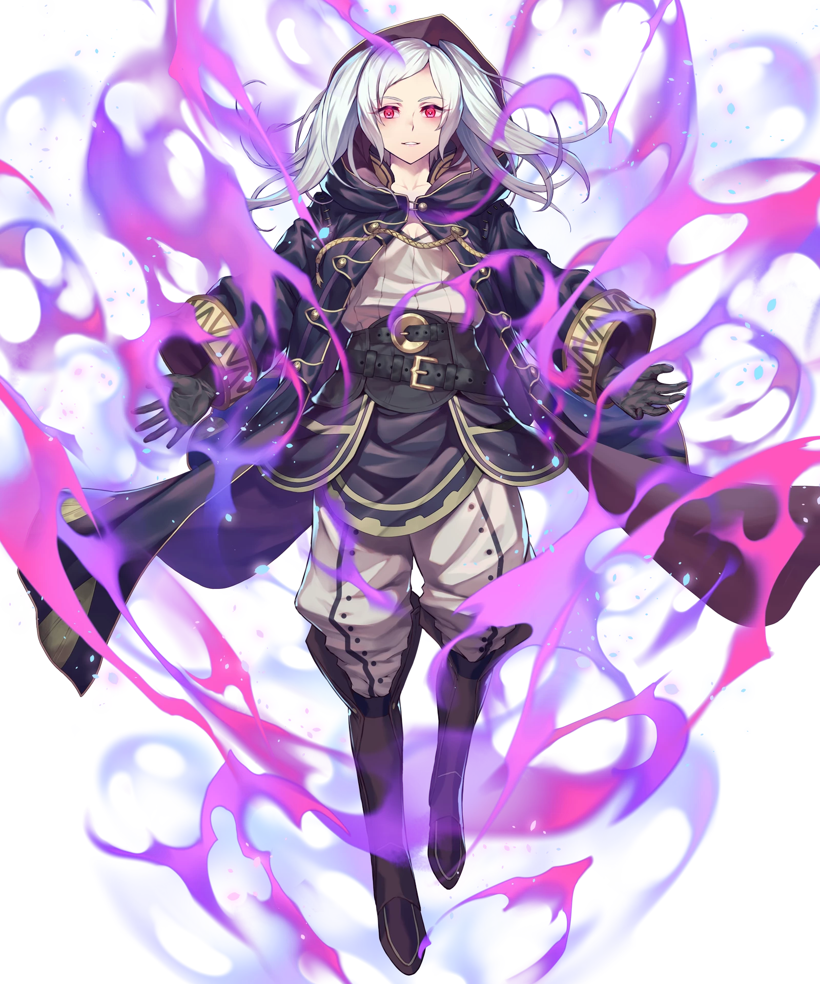 Robin Fell Vessel Face - Fire Emblem Heroes Fell Vessel Robin (340x408), Png Download