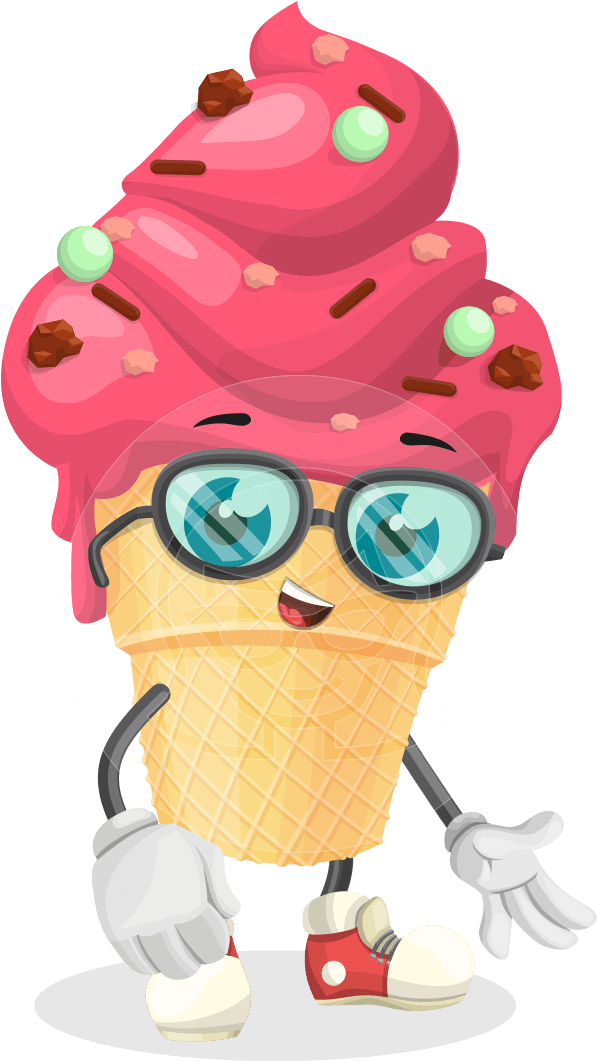 Download Smart Cartoon Character Frosty - Ice Cream Vector Cartoon PNG Image with No Background Download Smart Cartoon Character Frosty - Ice Cream Vector Cartoon PNG Image with No Background