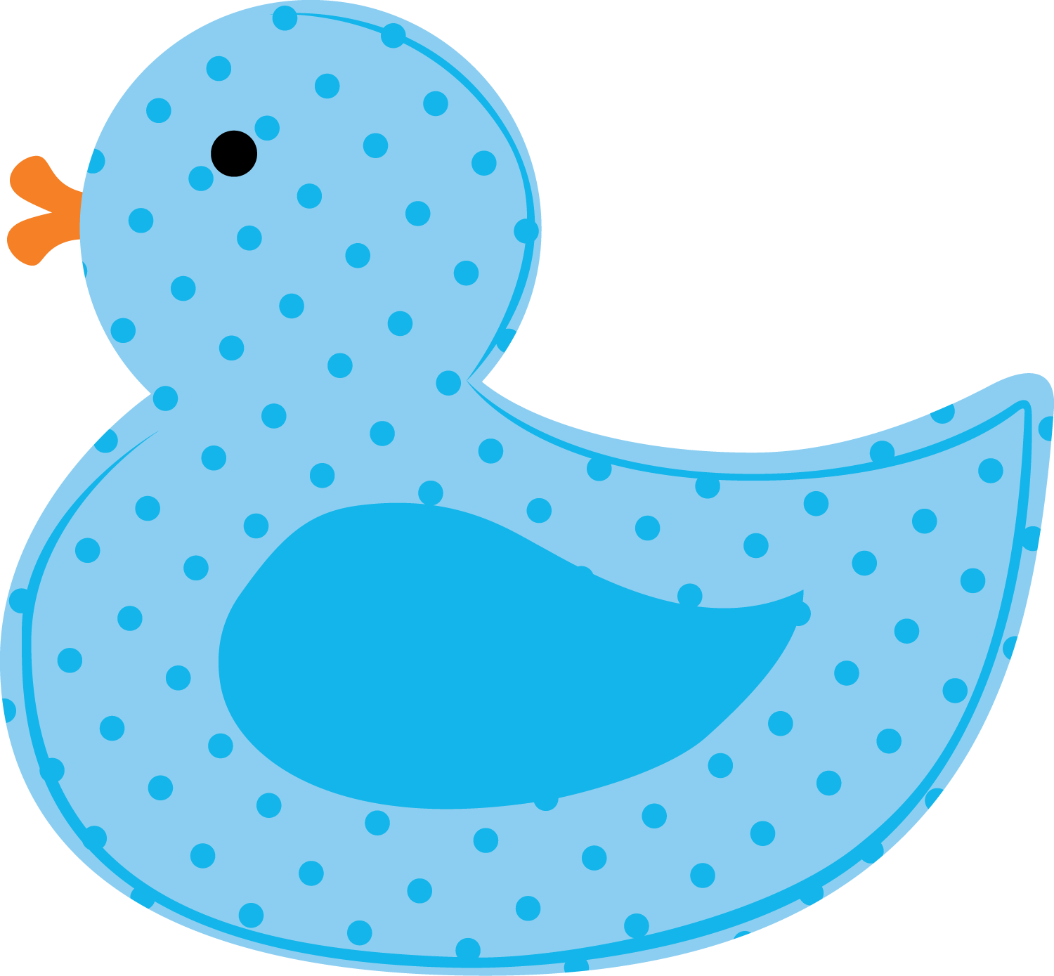 Free Gr Vida E Beb Duck Png Minus - Blue Rubber Duck Clipart (1500x1389), Png Download