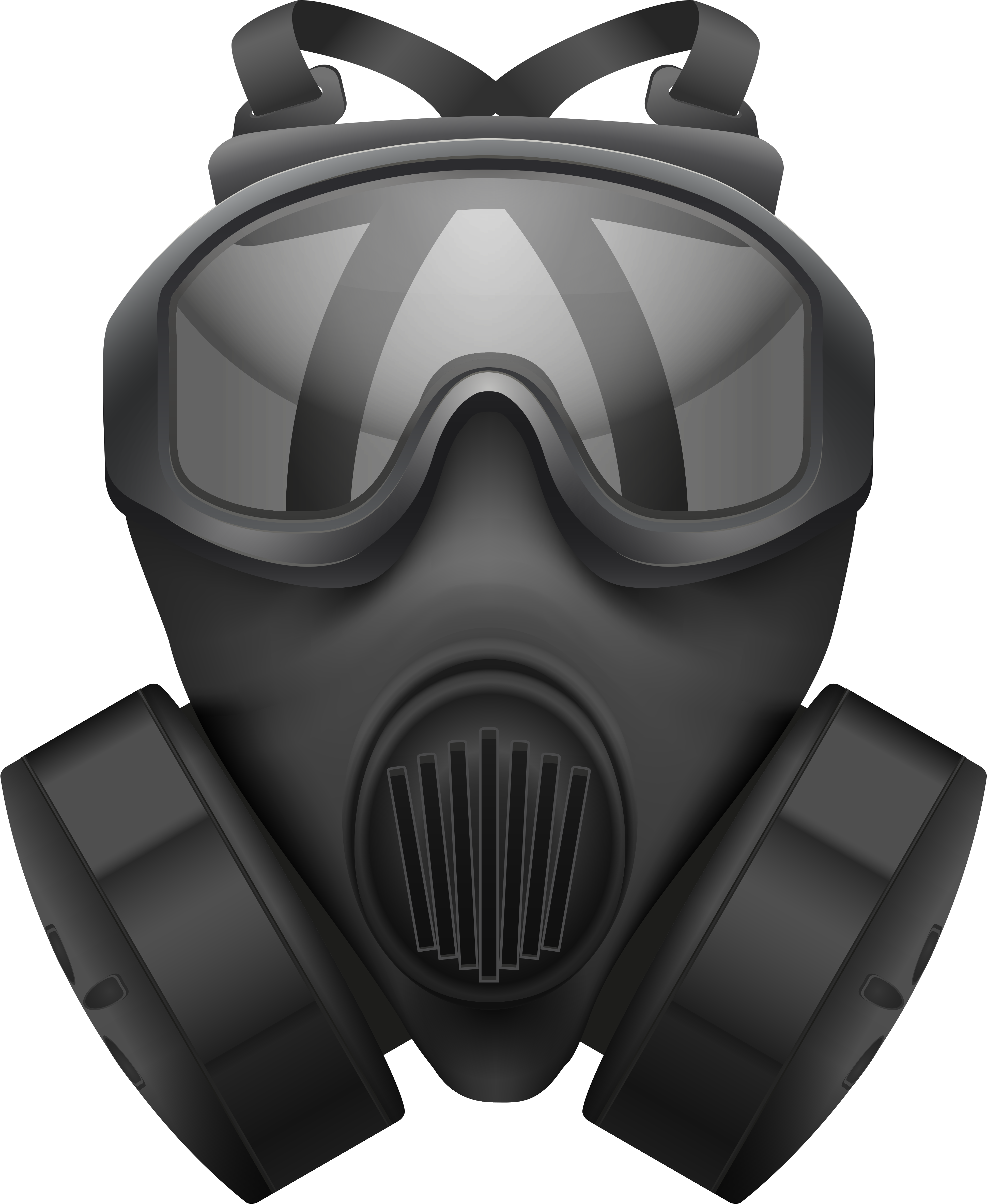 Gas Mask Clipart Buffalo - Gas Mask Png (4179x5036), Png Download
