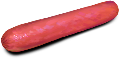 Hot Dogs Are Meat Mostly - Hot Dog Sausage Png (500x297), Png Download