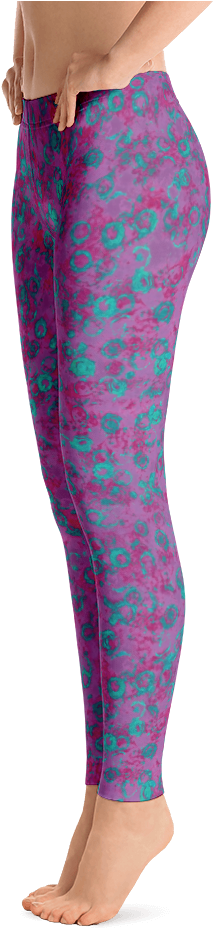 Watercolor Circles Style - Bookwormmamaco Brontesaurus Damen Leggings, Literarische (1000x1000), Png Download