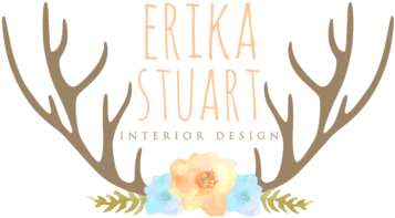 Premade Logo Watercolor Antlers And Floral - Deer Christmas Decoration Removable Wall Stickers (600x450), Png Download