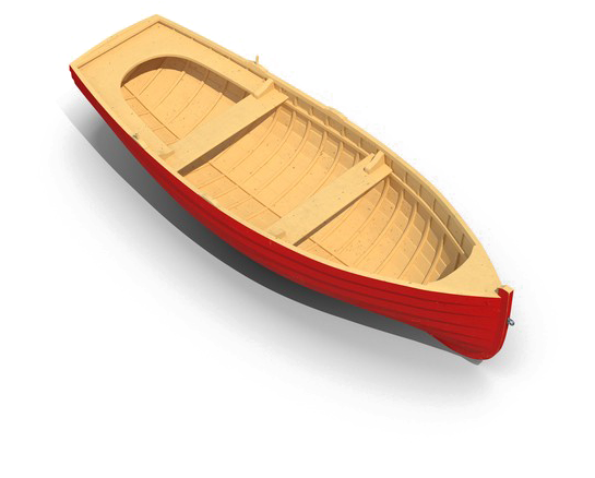 Wood Boat Png Pic - Bote De Remos De Madera (600x600), Png Download