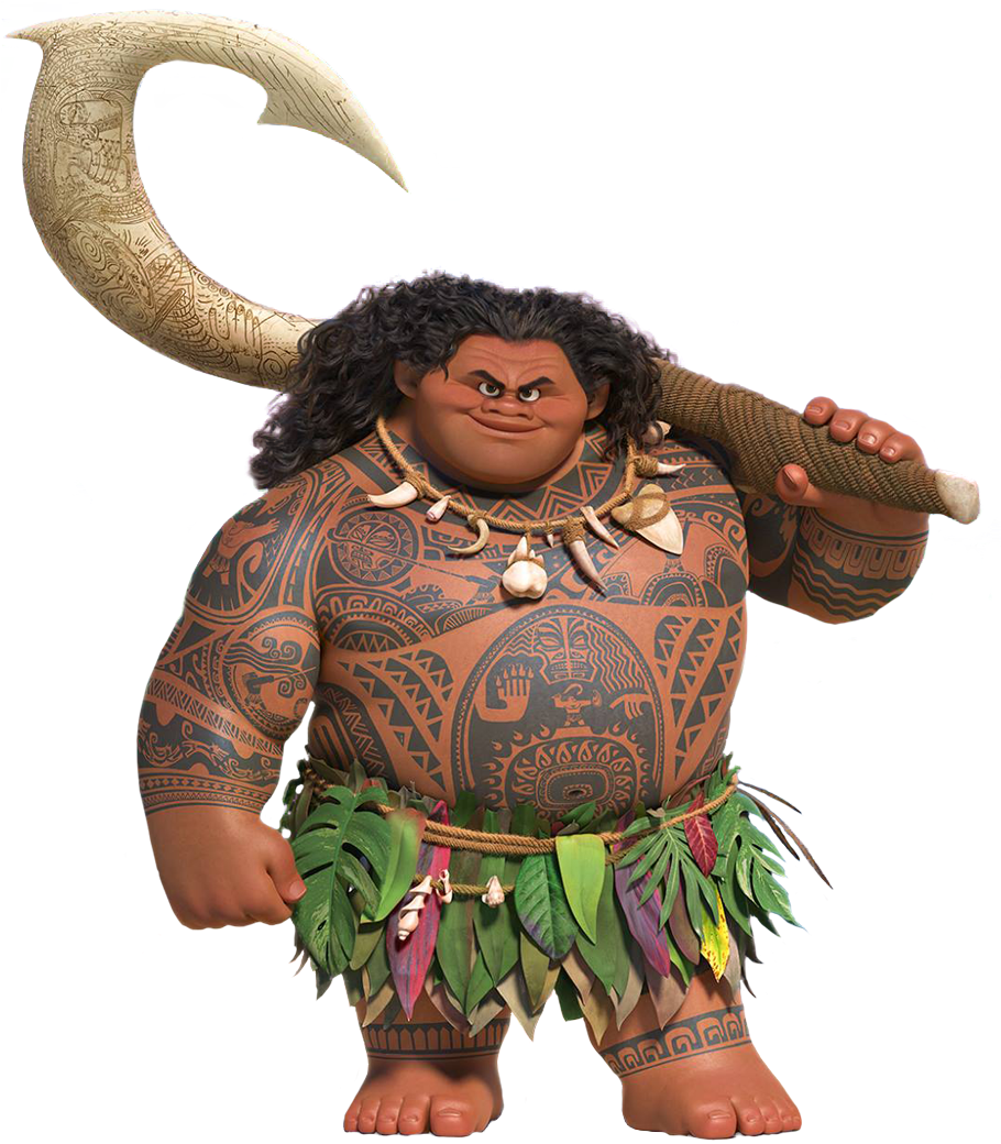 Moana Transparent Maui Chicken (941x1050), Png Download