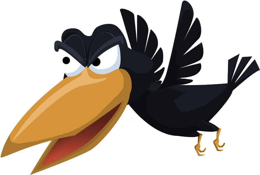 Evil Crow - Crow (972x986), Png Download