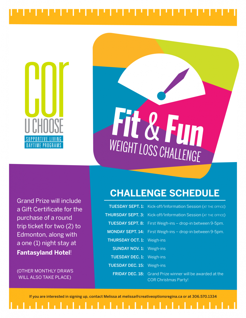 Cor Fit Fun Challenge 791×1024 - Weight Loss Challenge Prize (791x1024), Png Download