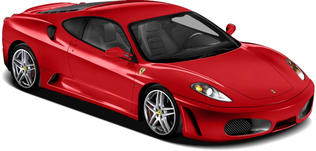 Ferrari Clipart Red Car - 2004 Ferrari F430 (624x300), Png Download