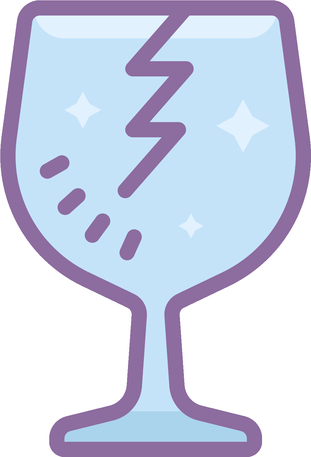 This Is An Image Of A Wine Glass - Icon (1600x1600), Png Download