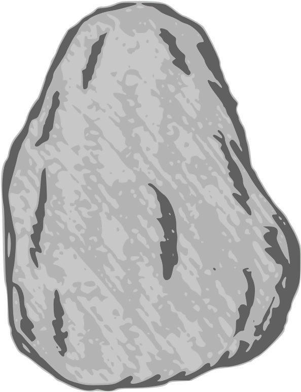 Stone - Large Rock Clipart (605x800), Png Download
