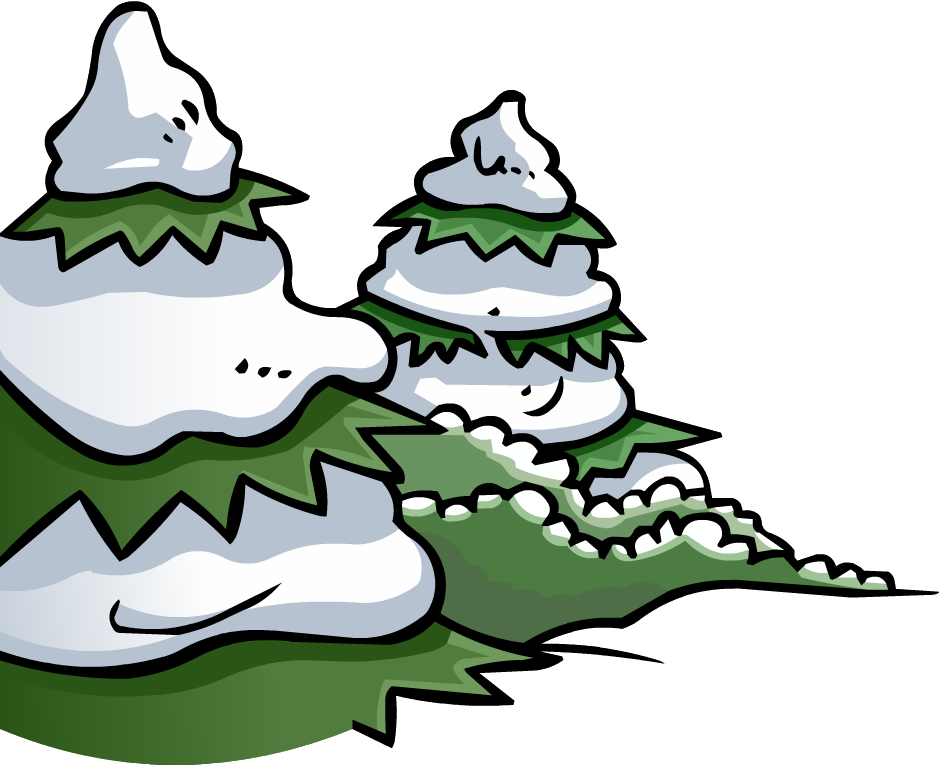 Pine Tree Cove - Club Penguin Tree Png (940x766), Png Download