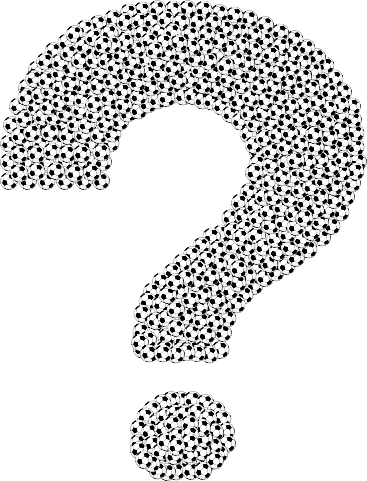 Questions Please Contact Us - Soccer Question (737x966), Png Download