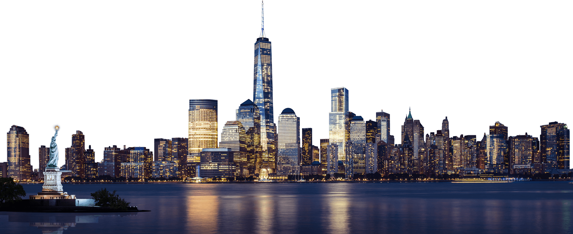 New-york - New York Buildings Png (1920x787), Png Download