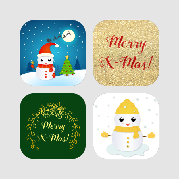 Christmas Stickers Bundle On The App Store - Cartoon (630x630), Png Download