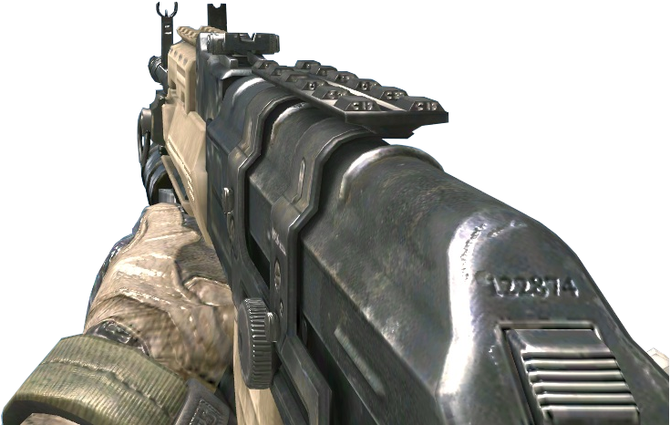 Ak-47 Grenade Launcher Mw2 - Ak 47 In Modern Warfare 2 (741x473), Png Download
