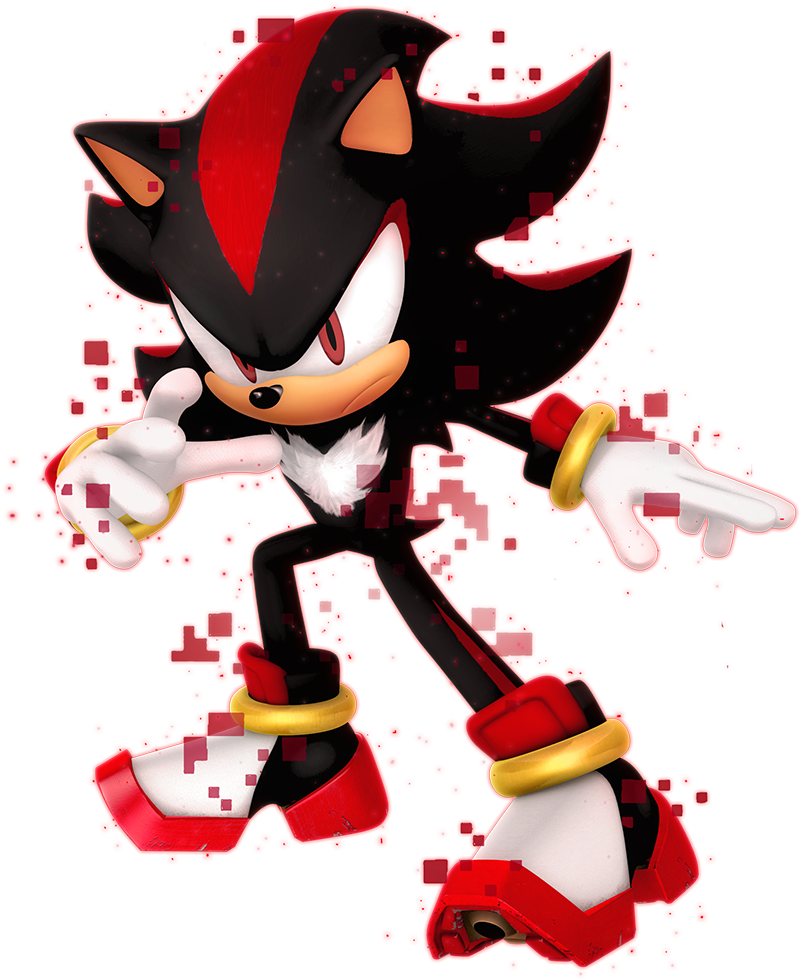 Sonic Forces Virtual Reality Shadow, Metal, Chaos And - Smash Bros Ultimate Shadow (1000x1000), Png Download