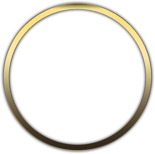 Gold Circle - Creativ Company 603180 8-piece Silver-plated Beading (517x515), Png Download
