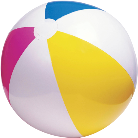 Beach Ball Png Transparent Image - Beach Ball Transparent (500x495), Png Download