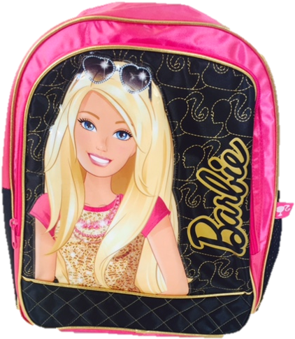 Barbie Backpack With Satin And Gold Trim - Mattel Barbie Dream House Toy Box & Play Mat (477x637), Png Download