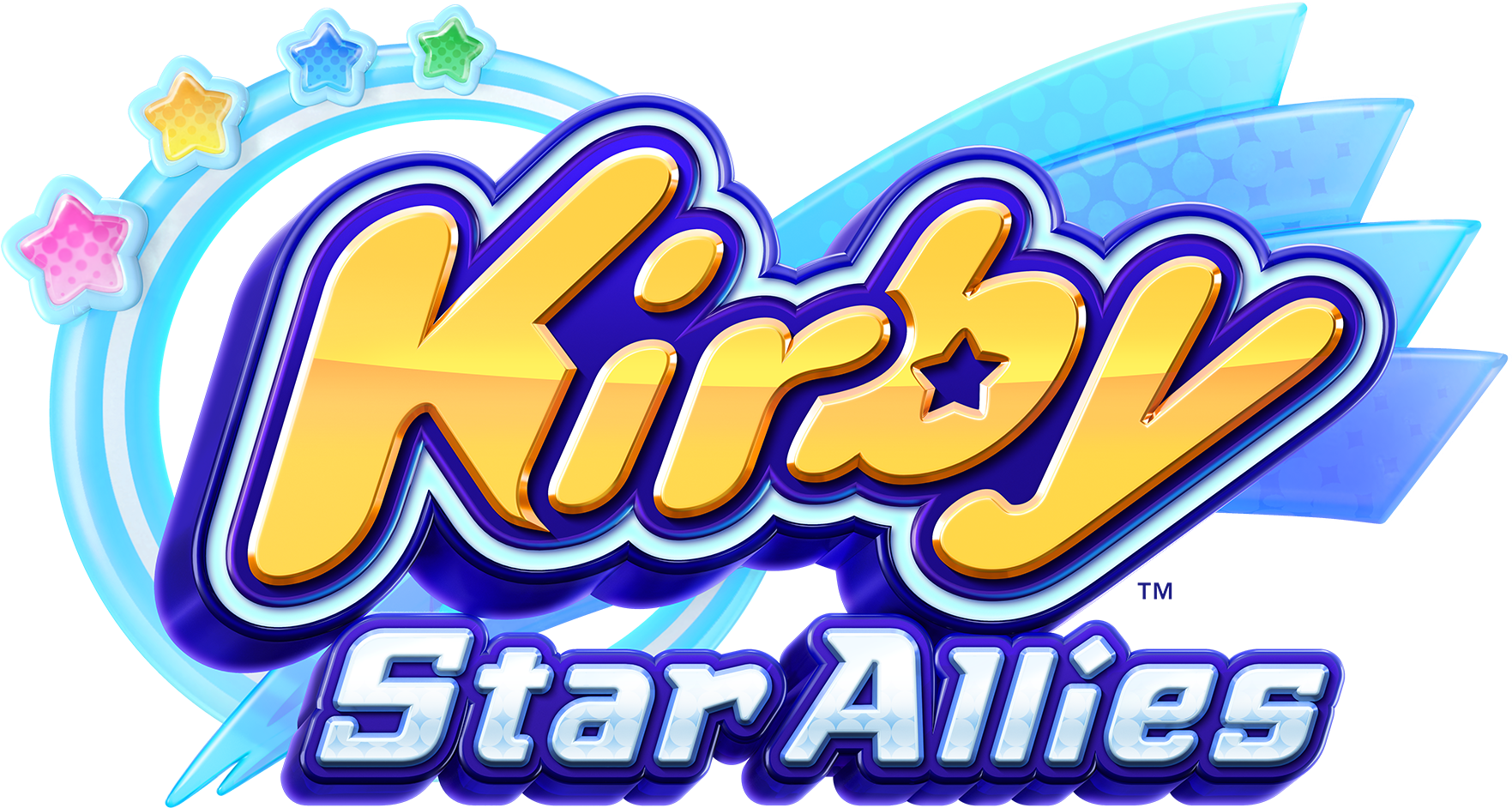 Kirby Star Allies Logo Png (1200x300), Png Download
