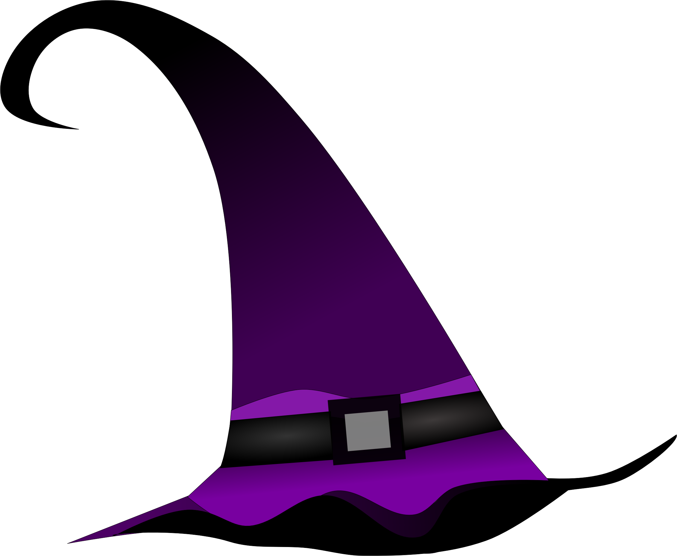 Purple Witch Hat Clipart (800x665), Png Download