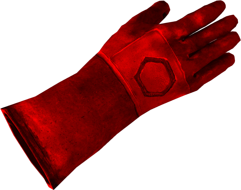 Sterilizer Glove Fallout Wiki - Red Glove Png (1000x800), Png Download