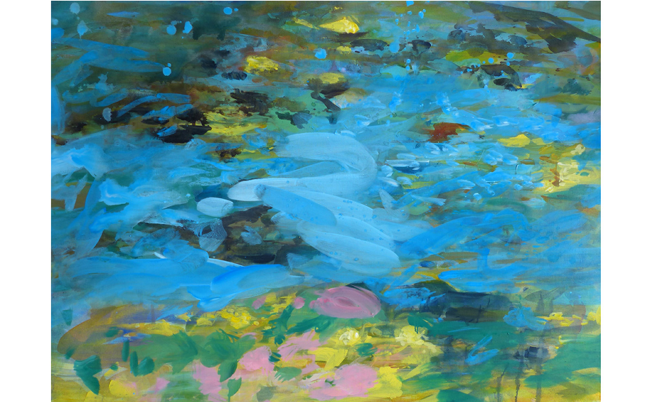 "river And Roses" 97cmx130cm - Artist (919x727), Png Download