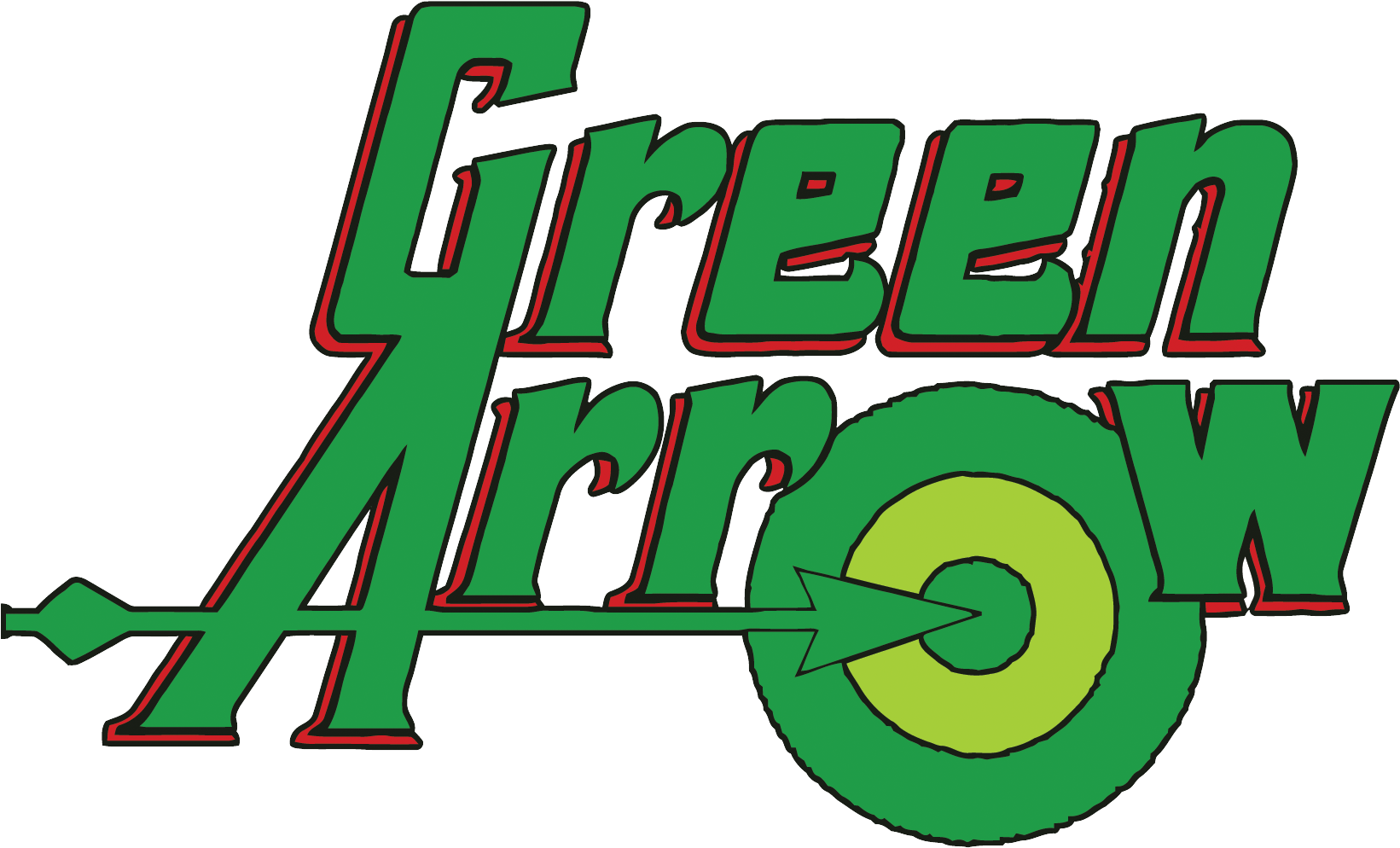 Green Arrow Logo - Green Arrow Comic Logo (1647x1080), Png Download