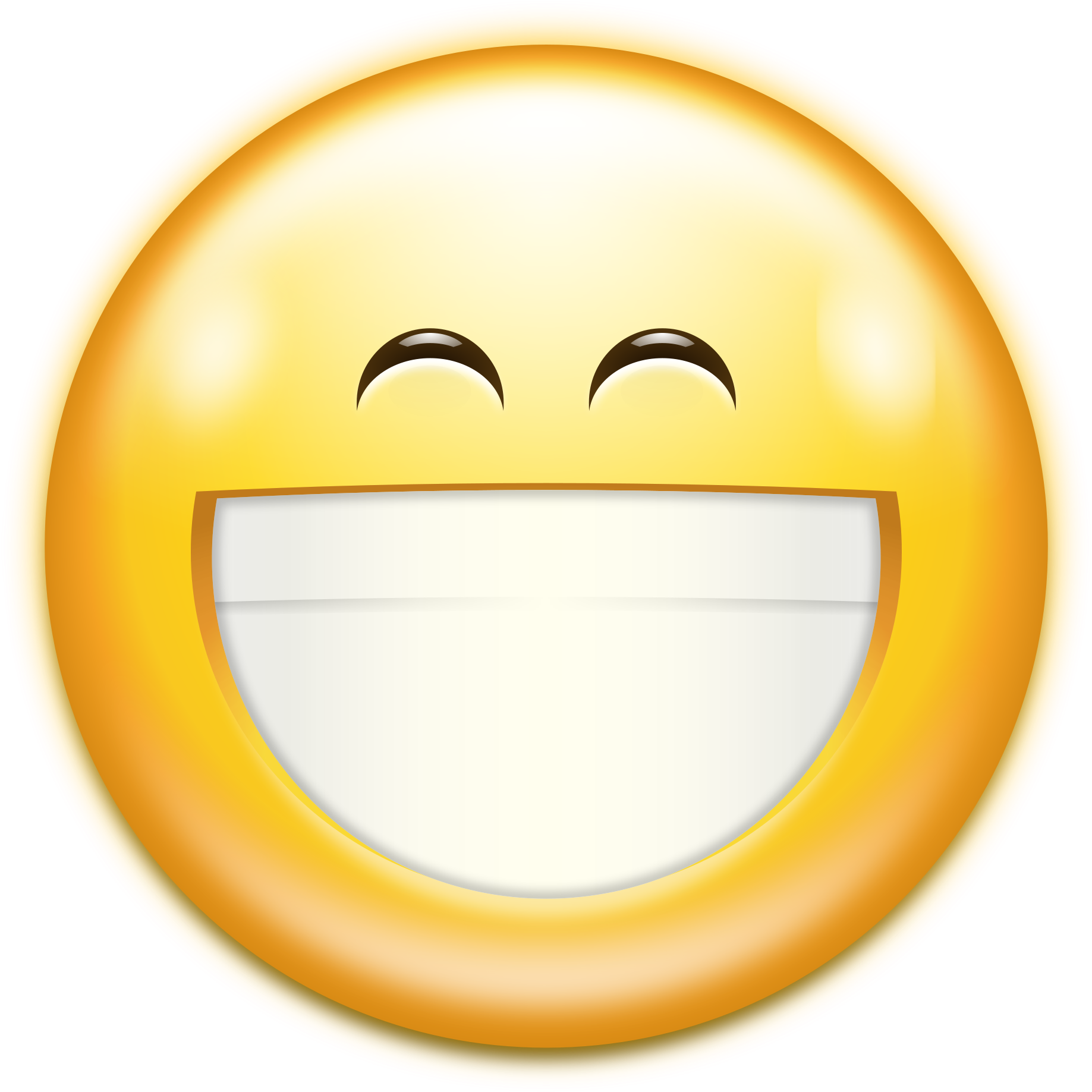 Hd Smile Png - Emoji Big Smile Png (1024x1024), Png Download