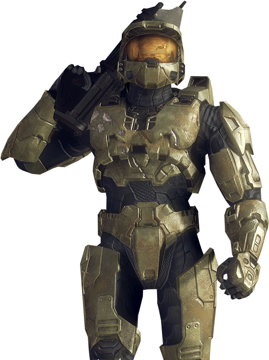 Halo Master Chief Png - Halo 3 Master Chief Transparent (596x744), Png Download