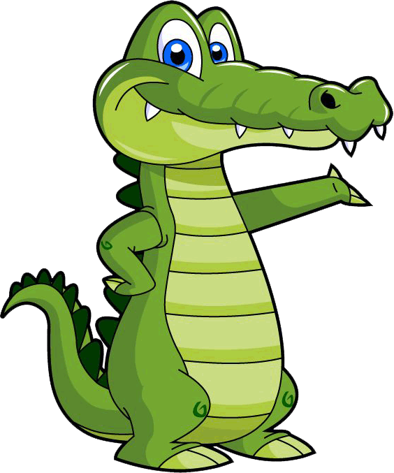 Pin By Mateo Cookie Co - Cartoon Gator (564x677), Png Download