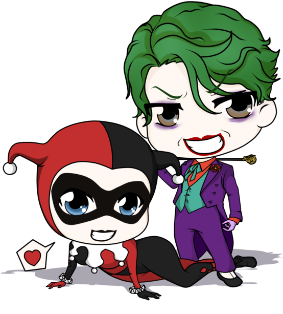 Joker, Evil Jester With Insidious Smile, Angry Card - Guason Y Harley Quinn Png (600x718), Png Download