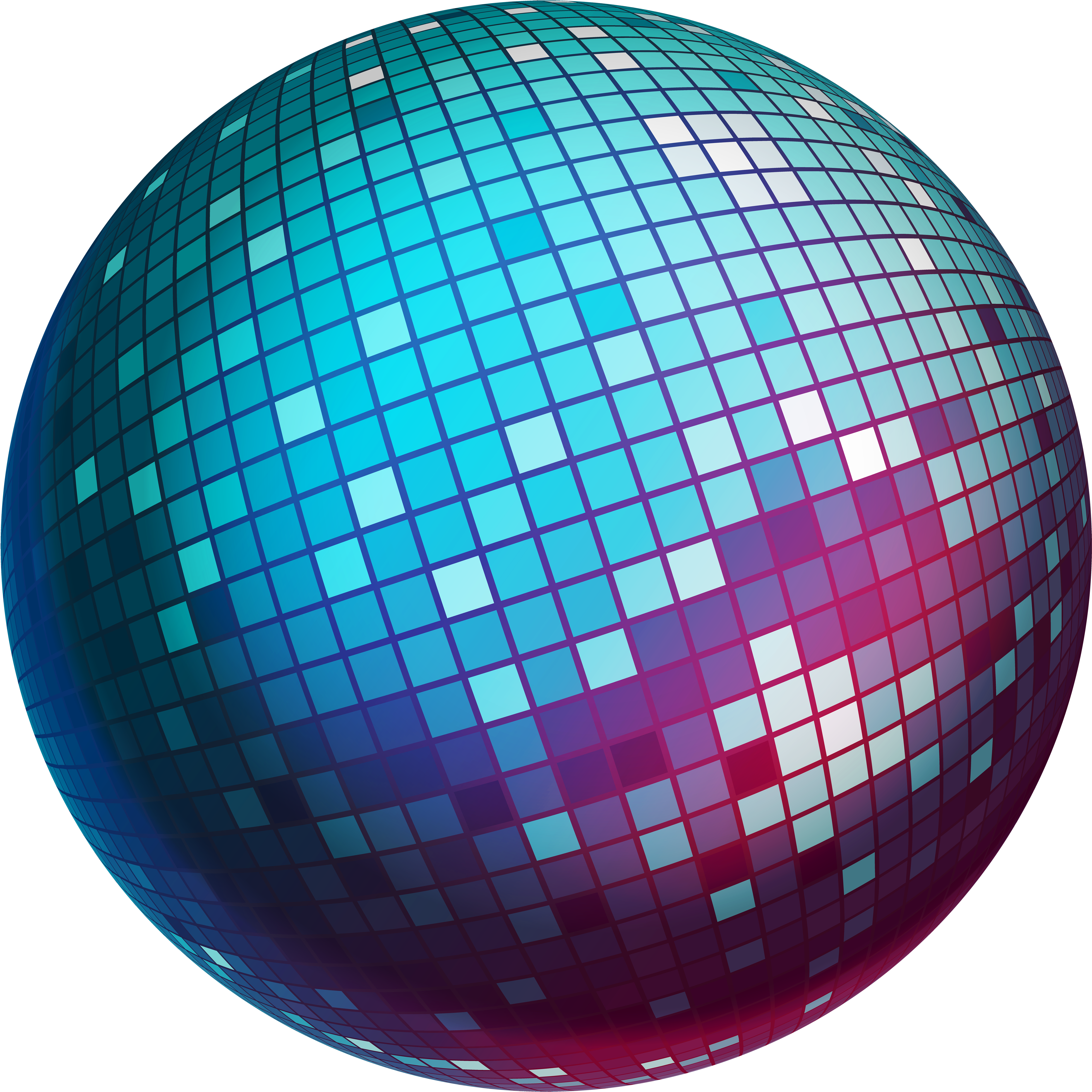 Transparent 70's Disco Ball Clipart (5000x4970), Png Download