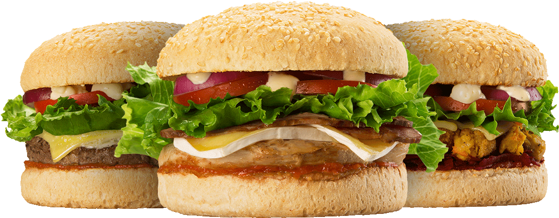 Hamburger With Fries Png - Hamburger (1134x471), Png Download