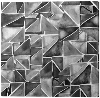 Watercolor Triangles Seamless Pattern - Triangle (400x400), Png Download