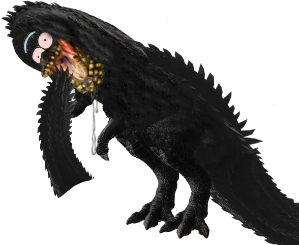 My Friend Told Me To Photoshop Deviljho Into A Pickle - Pickle Rick (593x496), Png Download