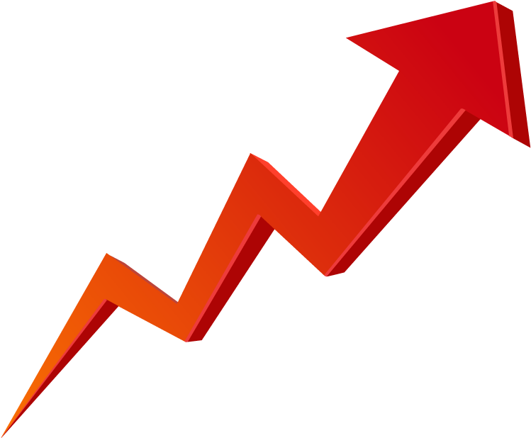 Up Arrow Png Pic - Arrow Going Up Clipart (778x647), Png Download